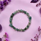 Pulsera Elastizada Piedra Cuarzo Verde - Miniatura 1