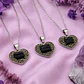 Collar Corazón De Fuerza Turmalina Negra Pirita - Miniatura 3