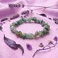 Pulsera Elastizada Ágata Verde - Miniatura 3