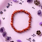 Pulsera Elastizada Coral Rojo - Miniatura 1