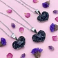 Collar Corazón De Protección Turmalina Negra - Miniatura 2