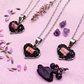 Collar Corazón De Paz Turmalina Rosa - Miniatura 2
