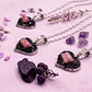Collar Corazón De Paz Turmalina Rosa - Miniatura 3