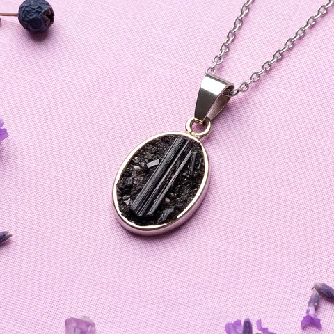 Collar De Protección Turmalina Negra
