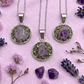 Collar De Prosperidad Amatista Pirita - Miniatura 2