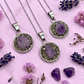 Collar De Prosperidad Amatista Pirita - Miniatura 3