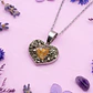 Collar Corazón De Abundancia Citrino Pirita - Miniatura 1