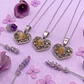 Collar Corazón De Abundancia Citrino Pirita - Miniatura 3