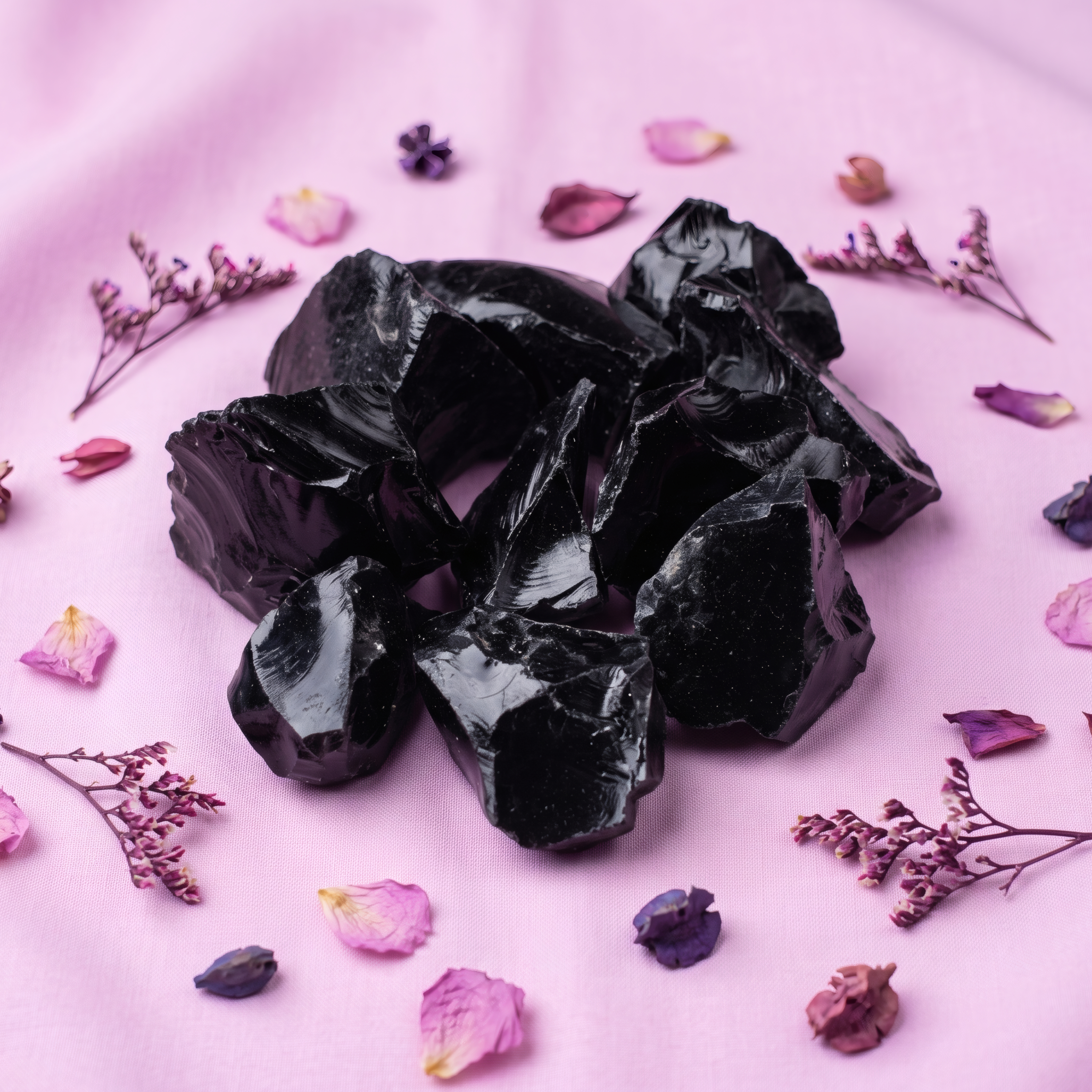 Piedra Obsidiana En Bruto 1