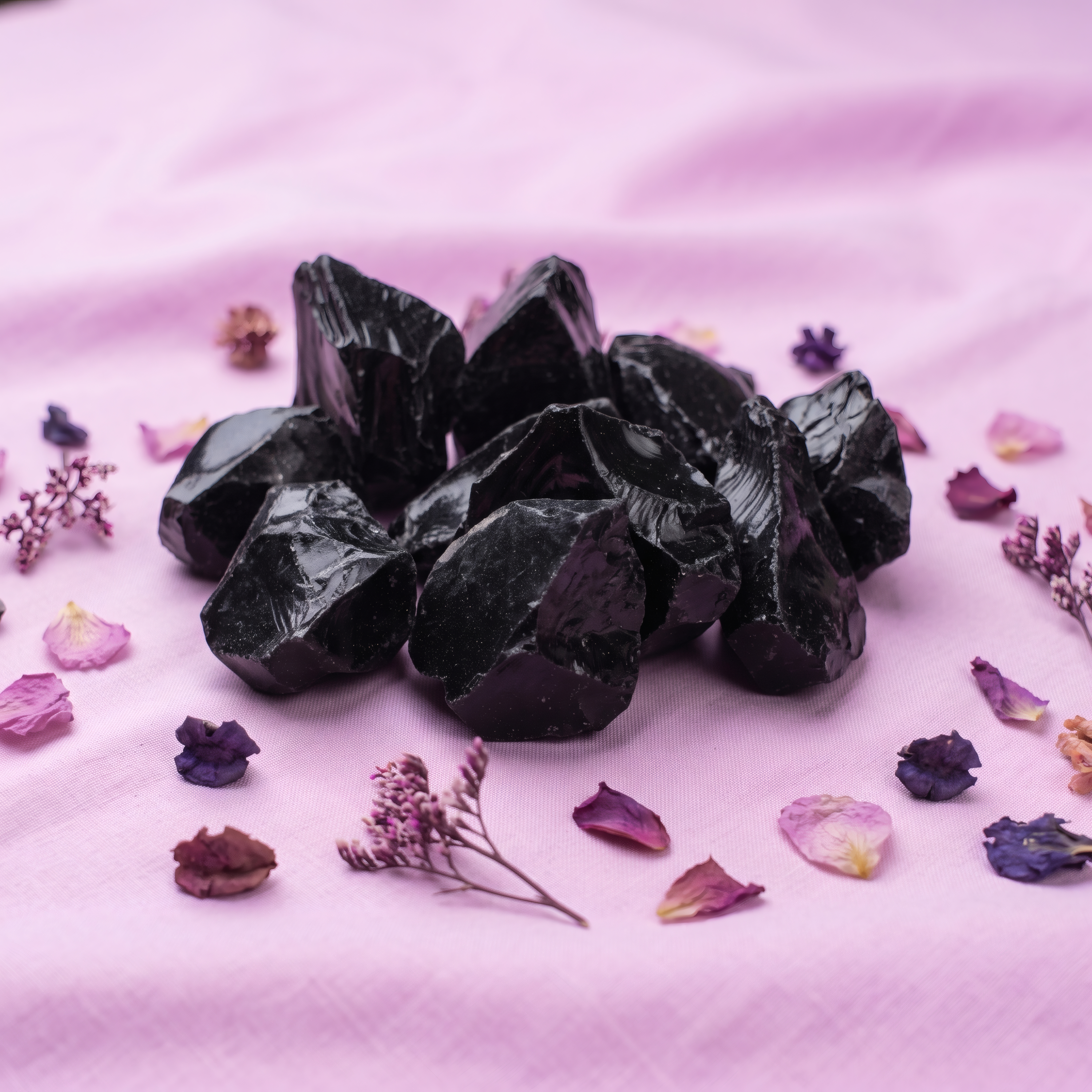 Piedra Obsidiana En Bruto 3