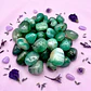 Piedra Ágata Verde Rolada - Miniatura 1