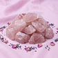 Piedra Cuarzo Rosa En Bruto - Miniatura 2