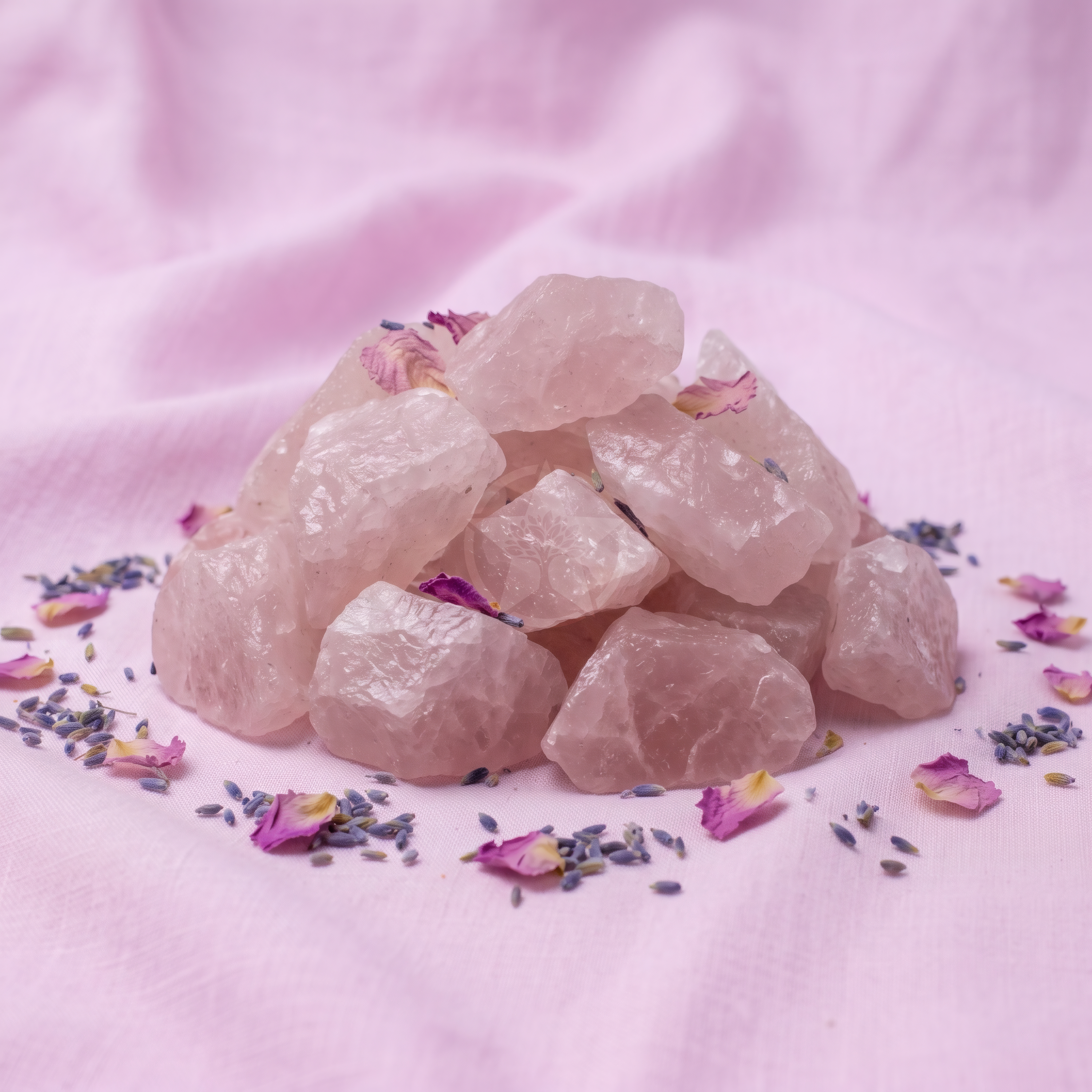 Piedra Cuarzo Rosa En Bruto 3