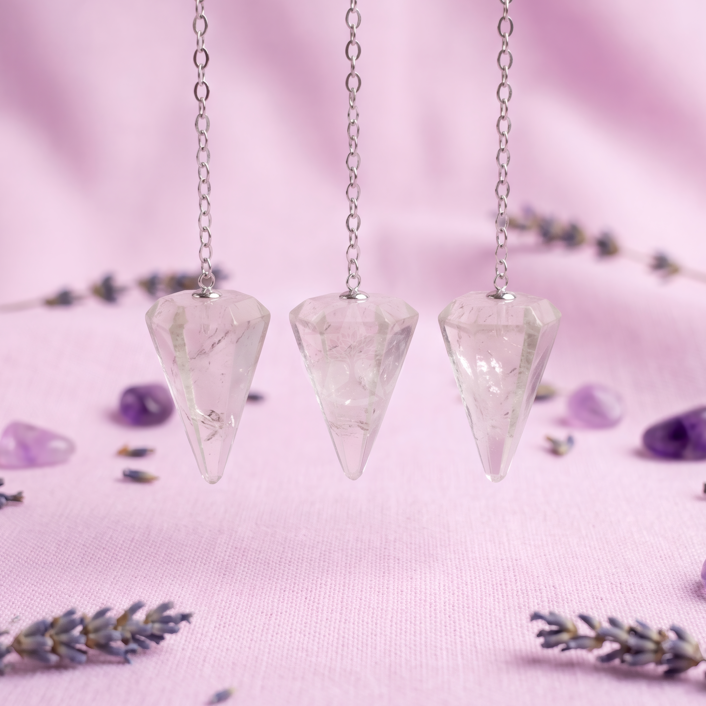 Péndulo De Cuarzo Cristal 2