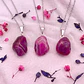 Dije Ágata Rosa Rolada - Miniatura 2