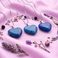 Dije Corazón Ágata Azul Mini - Miniatura 3