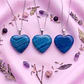 Dije Corazón Ágata Azul Mini - Miniatura 2