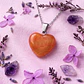Dije Corazón Cornalina Mini - Miniatura 1