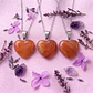 Dije Corazón Cornalina Mini - Miniatura 2