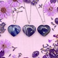 Dije Corazón Ágata Violeta - Miniatura 2