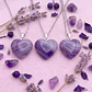 Dije Corazón Ágata Violeta Mini - Miniatura 2