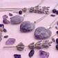 Dije Corazón Ágata Violeta Mini - Miniatura 3