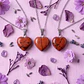 Dije Corazón Jaspe Rojo Mini - Miniatura 2