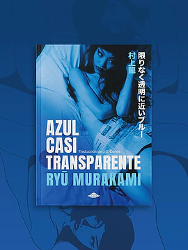 Azul casi transparente