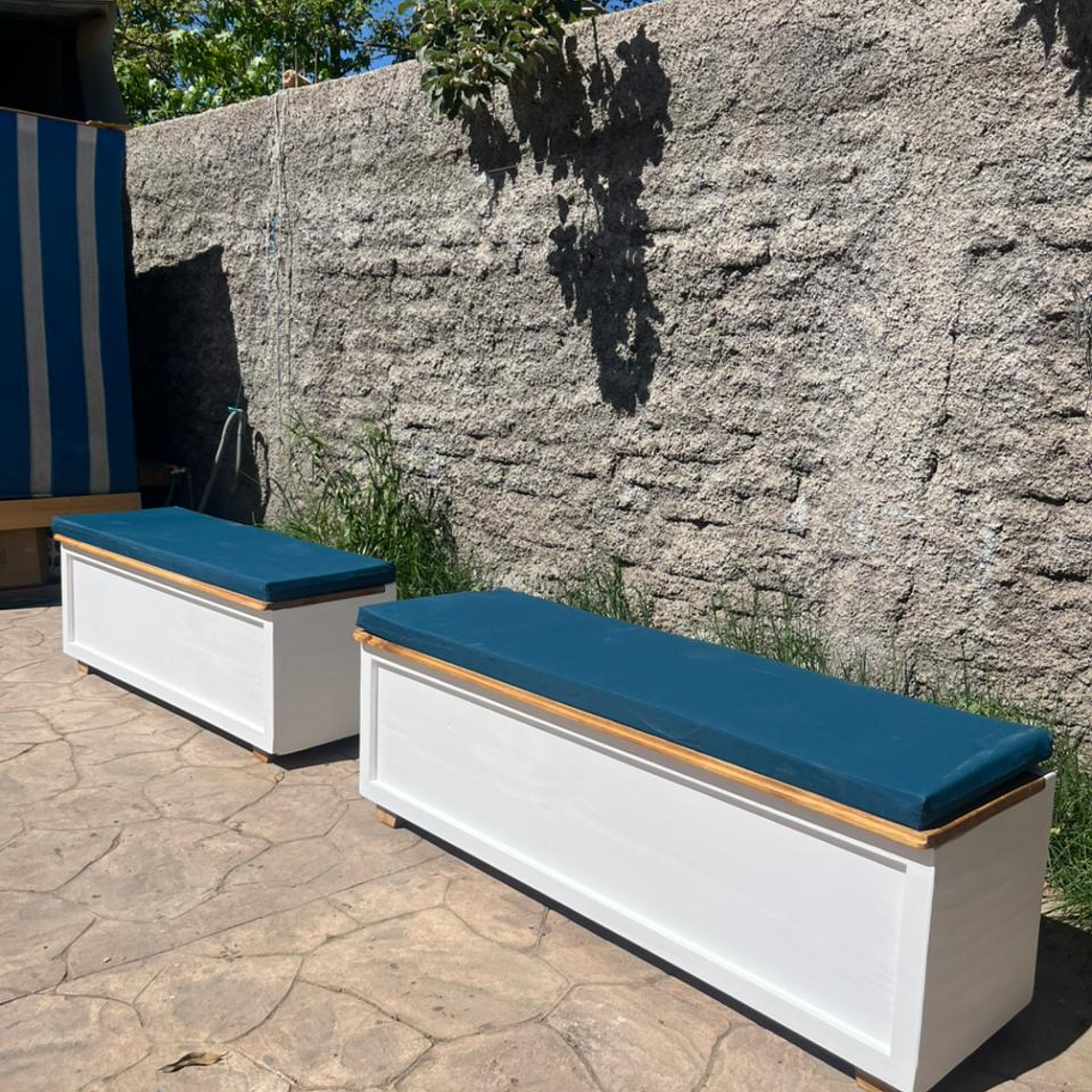 Sofá baúl enmarcado más cojín  2