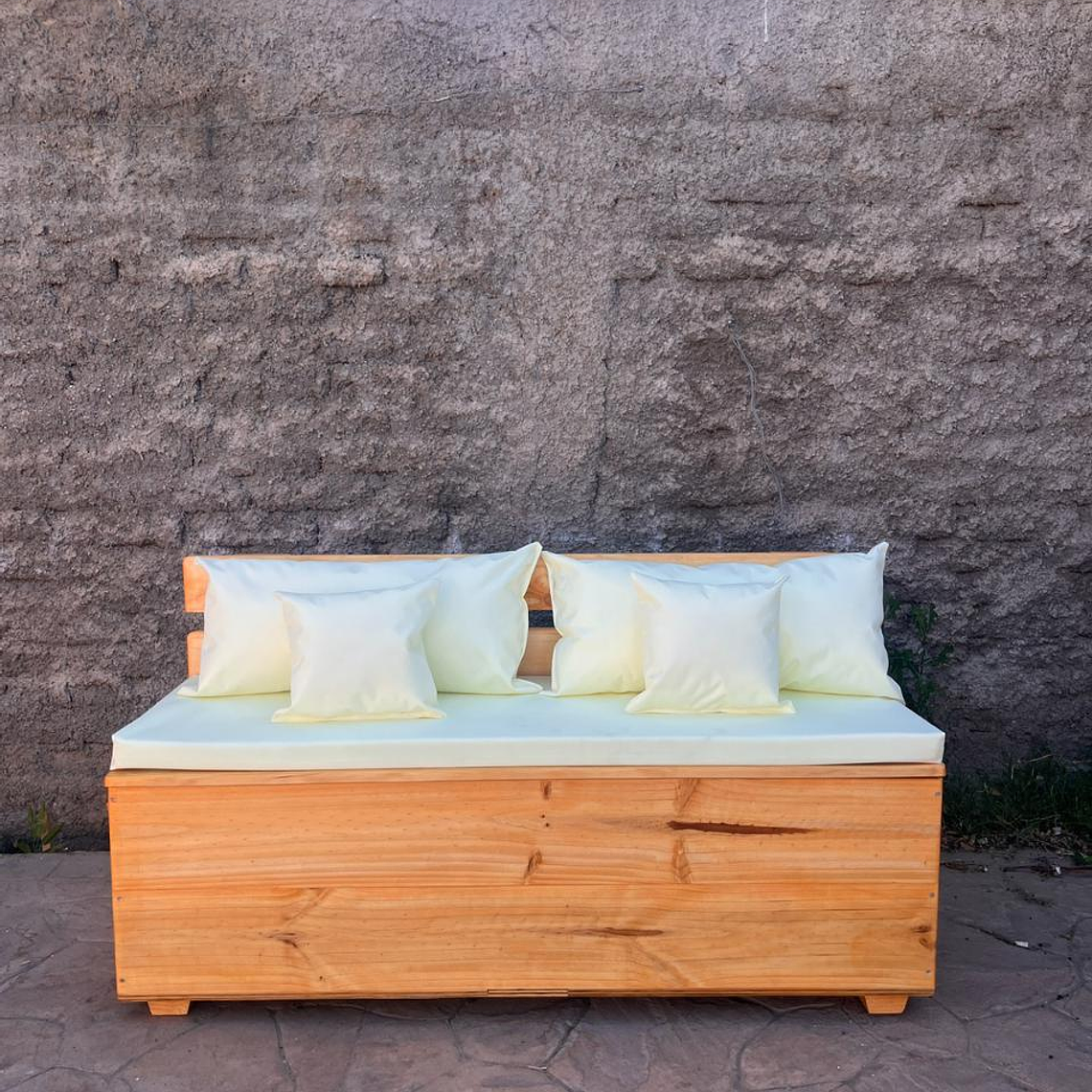 Terraza Baúl más cojineria completa.  1