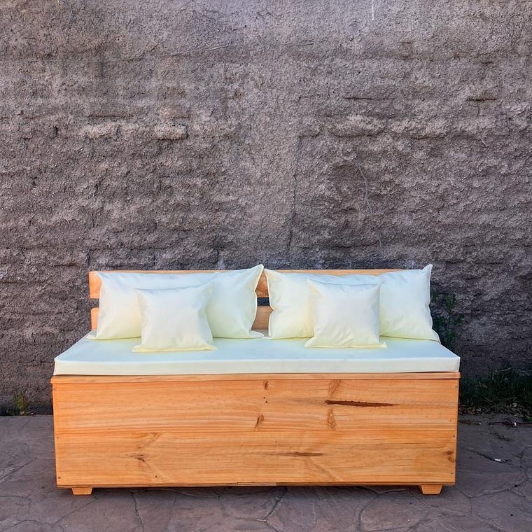 Terraza Baúl más cojineria completa.  1