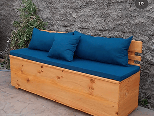 Terraza Baúl más cojineria completa