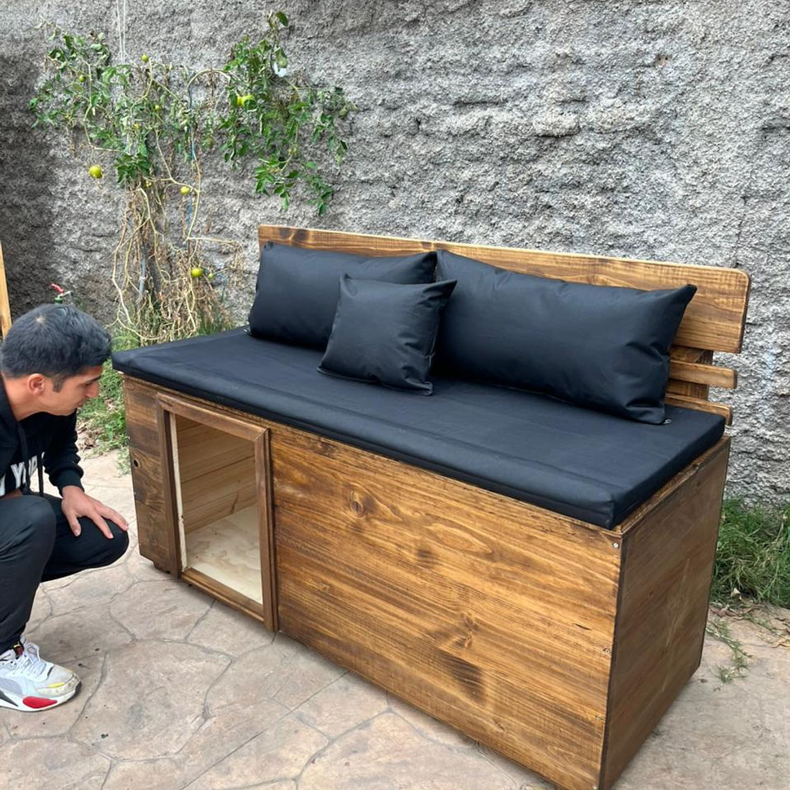 Sofá casa de mascota  mas cojines  1