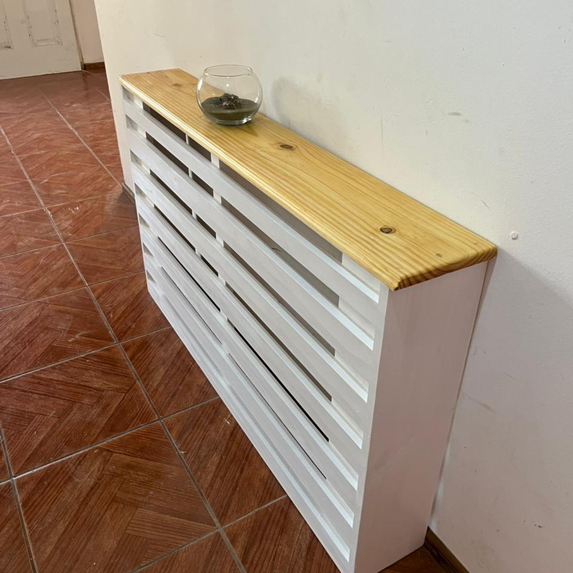 Arrimo de madera ideal para esconder calefacción o aire acondicionado  2