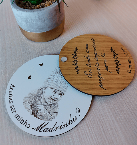 Convite c/fotogravação