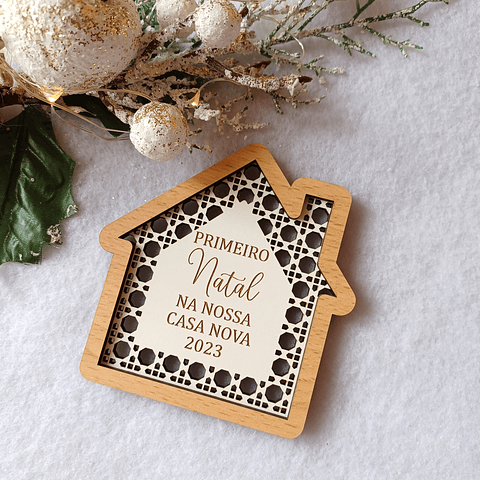 Bola de Natal Modelo Casa