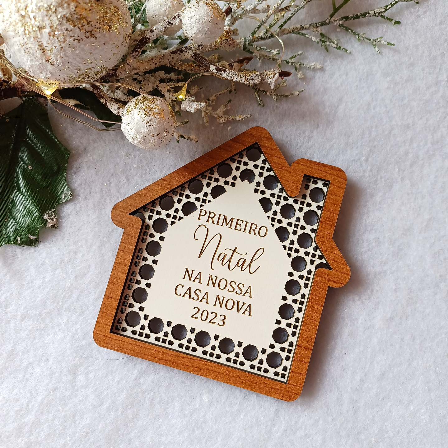 Bola de Natal Modelo Casa 2