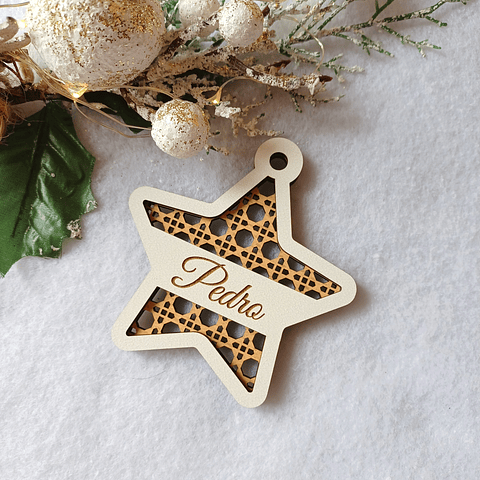 Bola de Natal c/Nome Modelo 1