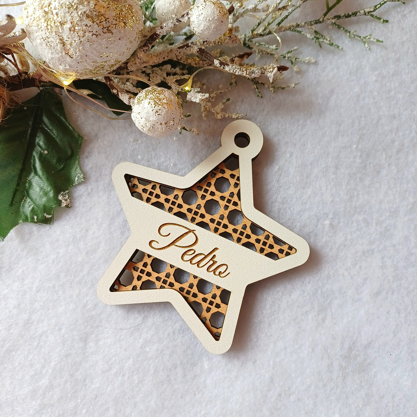 Bola de Natal c/Nome Modelo 1 1