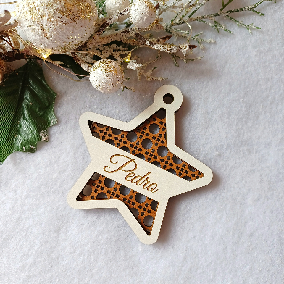 Bola de Natal c/Nome Modelo 1 2