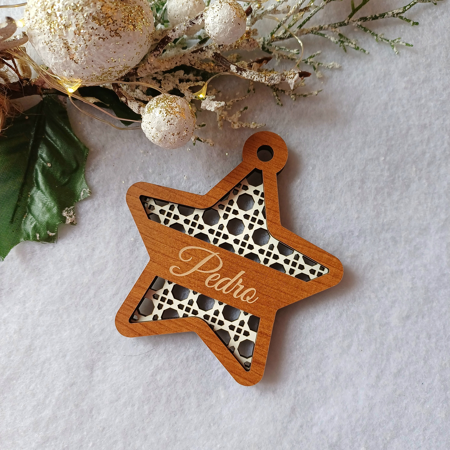 Bola de Natal c/Nome Modelo 2 1