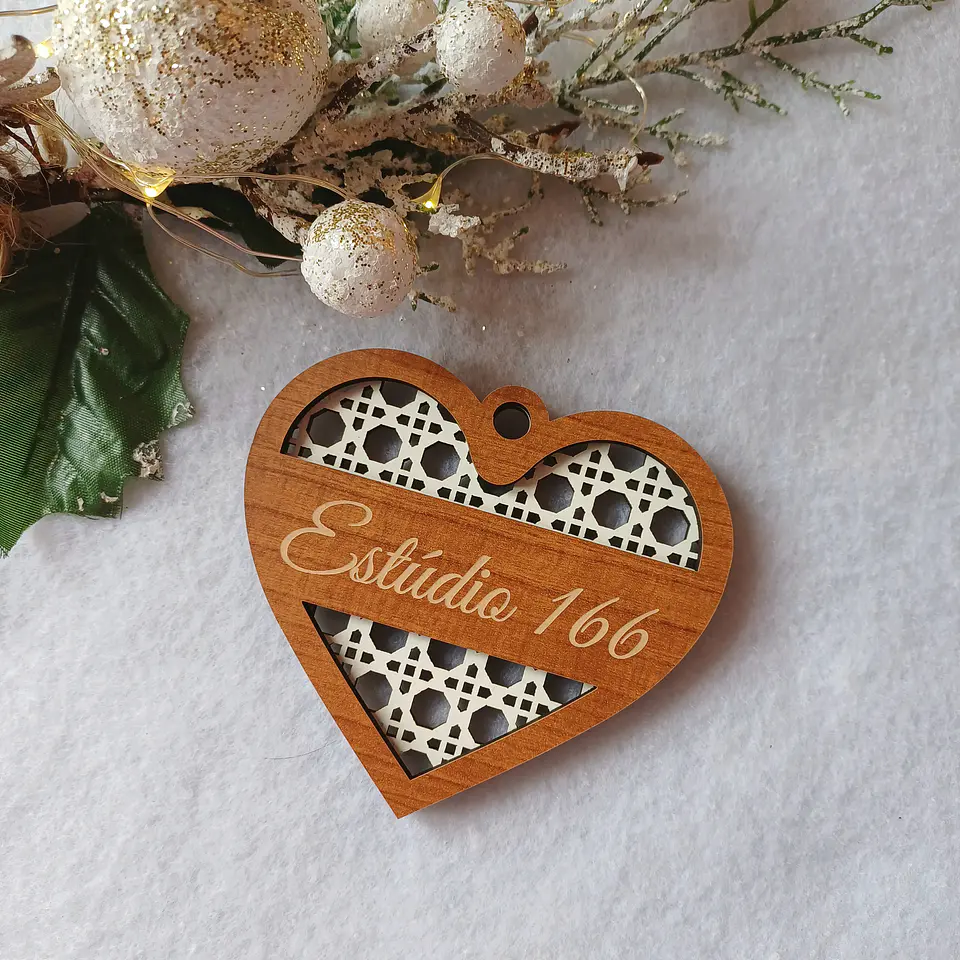 Bola de Natal c/Nome Modelo 3 2