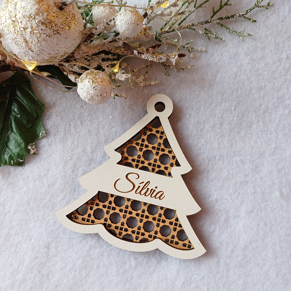 Bola de Natal c/Nome Modelo 6 1