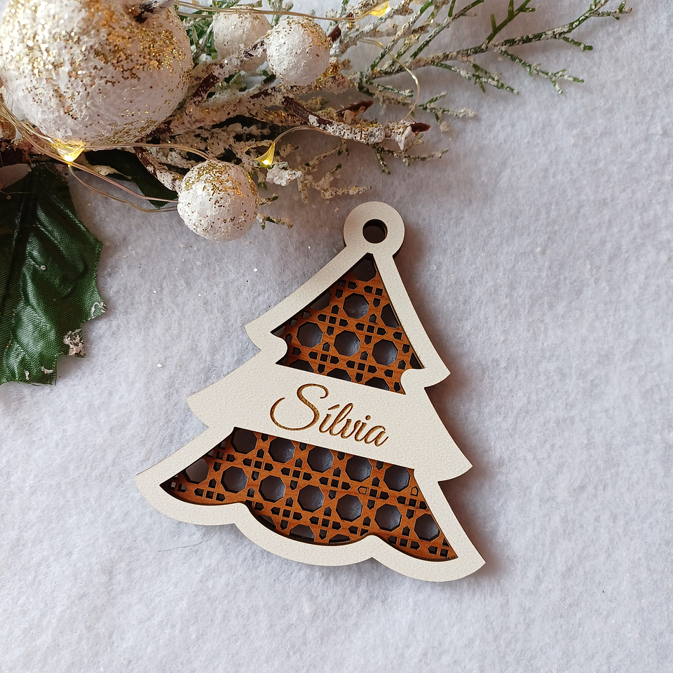 Bola de Natal c/Nome Modelo 6 2