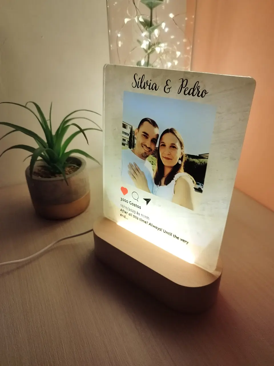 Candeeiro LED Instagram 2