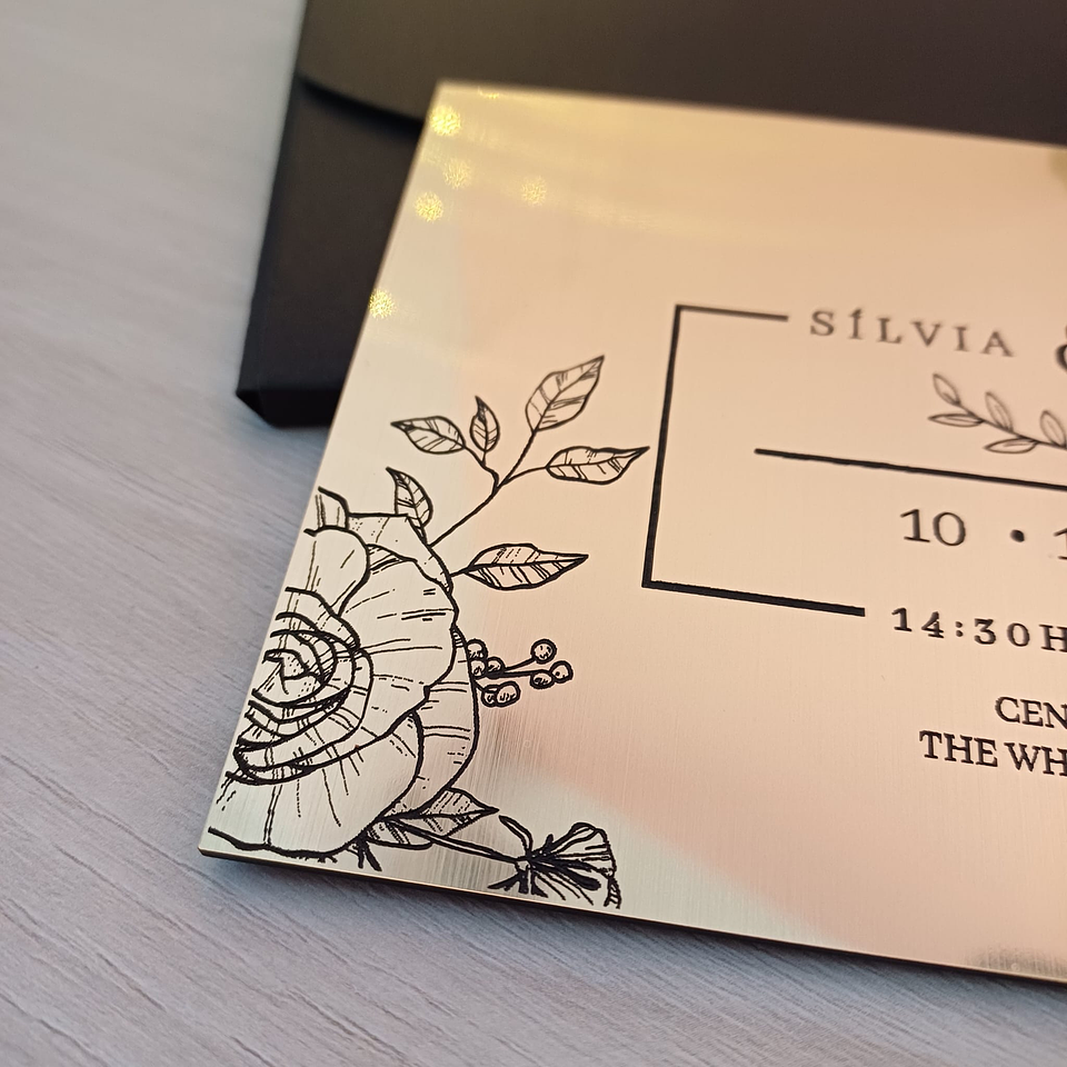 Convite Acrílico Premium 2