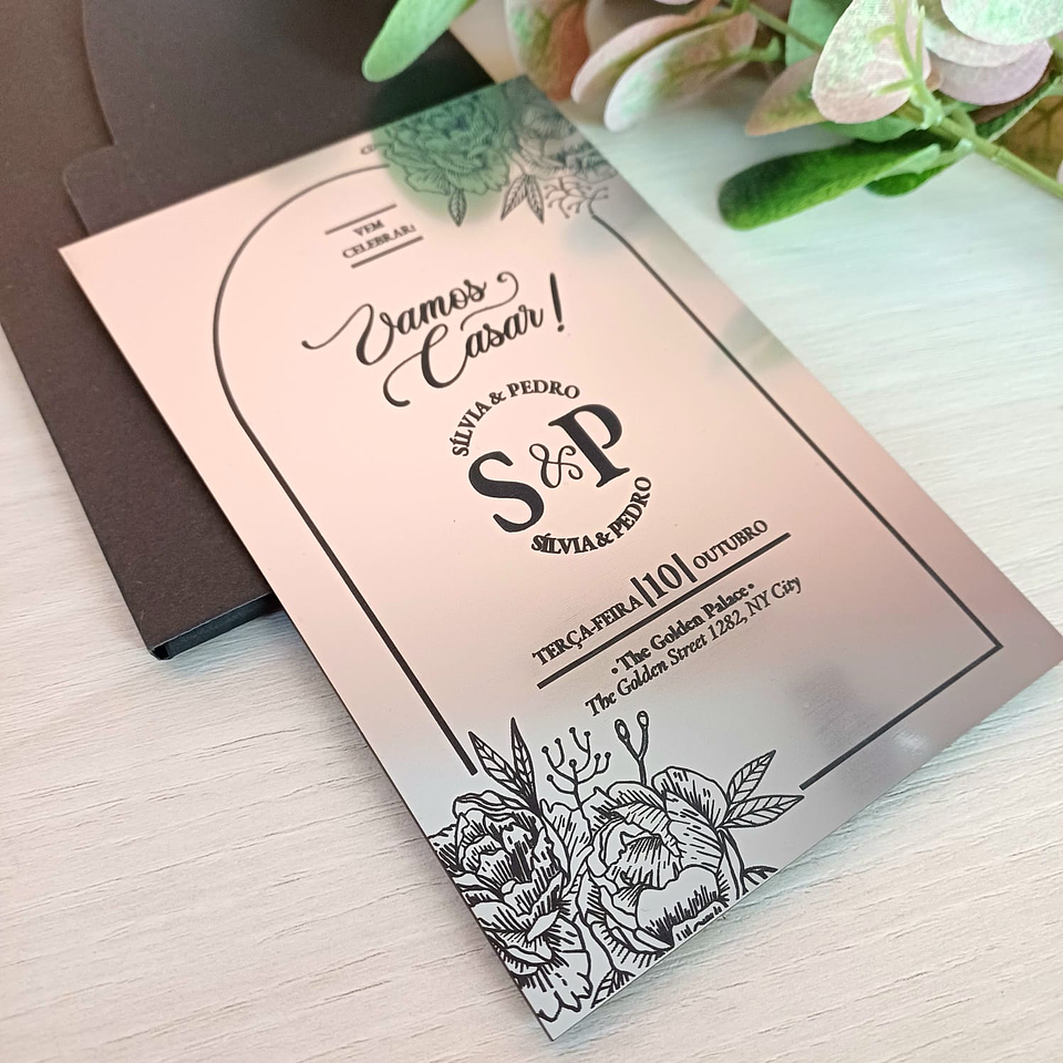 Convite Acrílico Premium 3