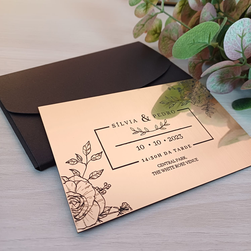 Convite Acrílico Premium 1