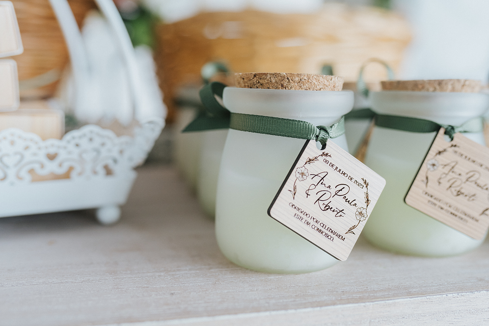 Vela Perfumada Tampa Cortiça - Lembrança 2