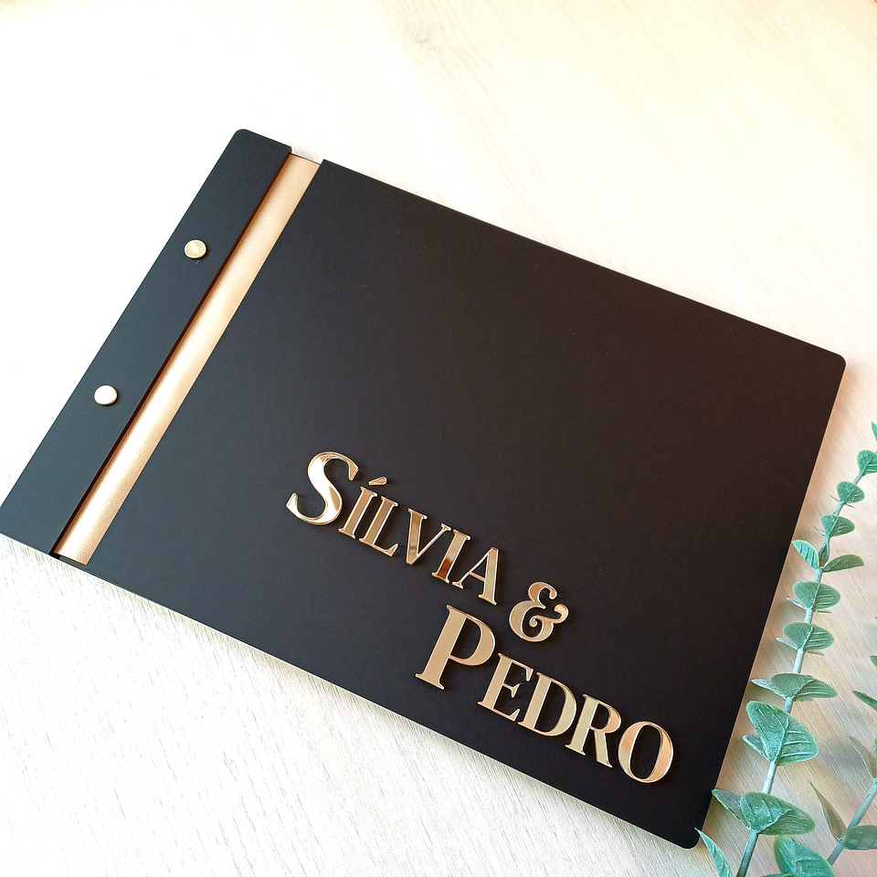 Livro de Honra Acrílico Black Edition 1